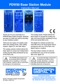 Thumbnail of document Manual - PDW90 Base Station Module